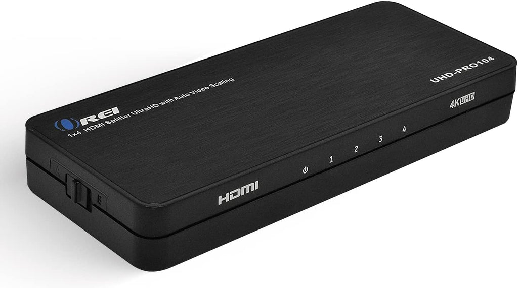 4K@60Hz 1 in 2 Out HDMI Splitter with Scaler H741172