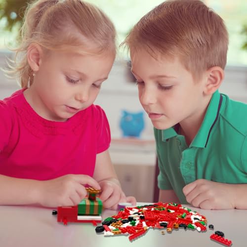 Mini Christmas Building Blocks Toys 8 Pack W1412