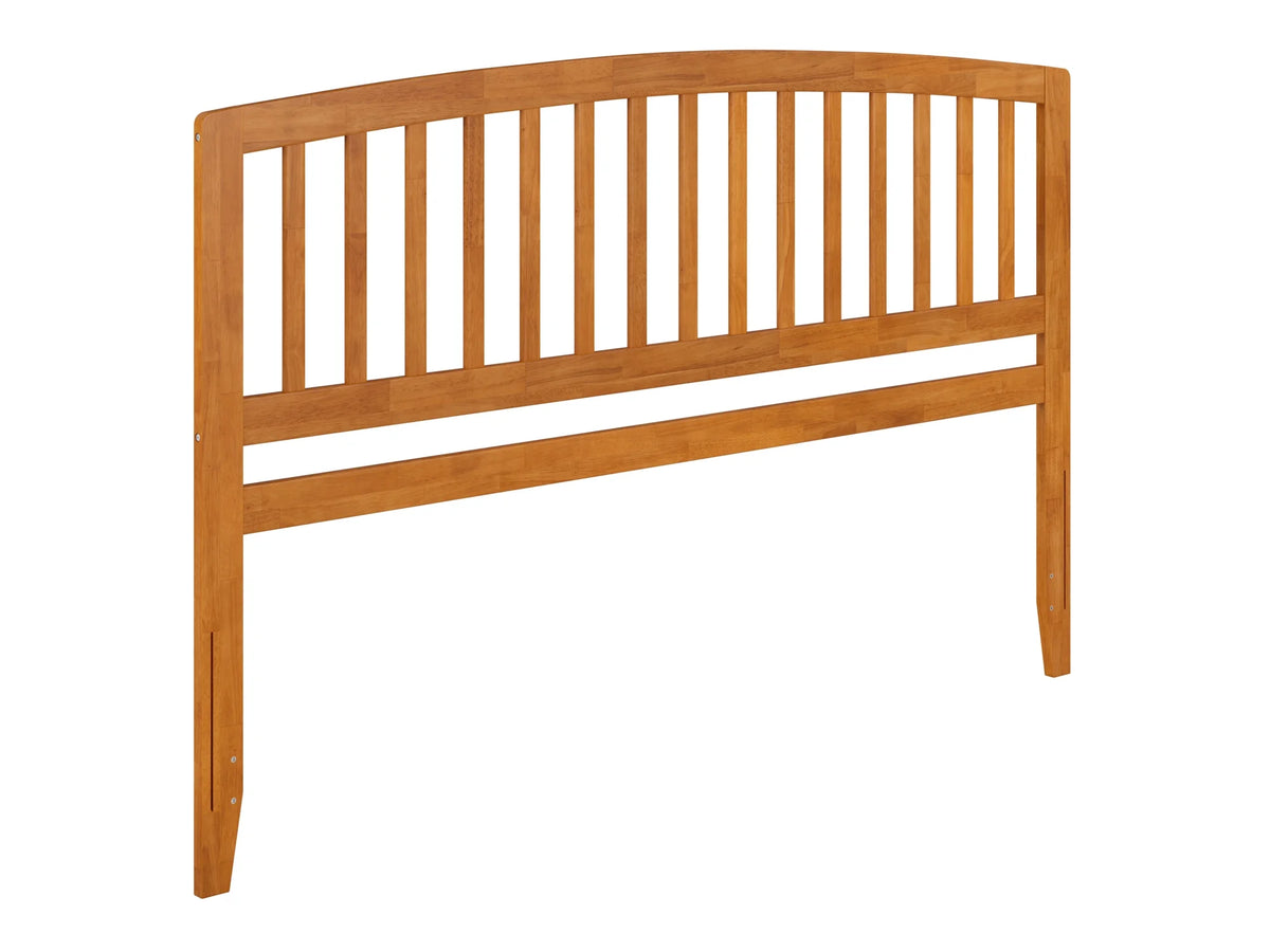 King Solid Wood Headboard with Attachable Charger I748883