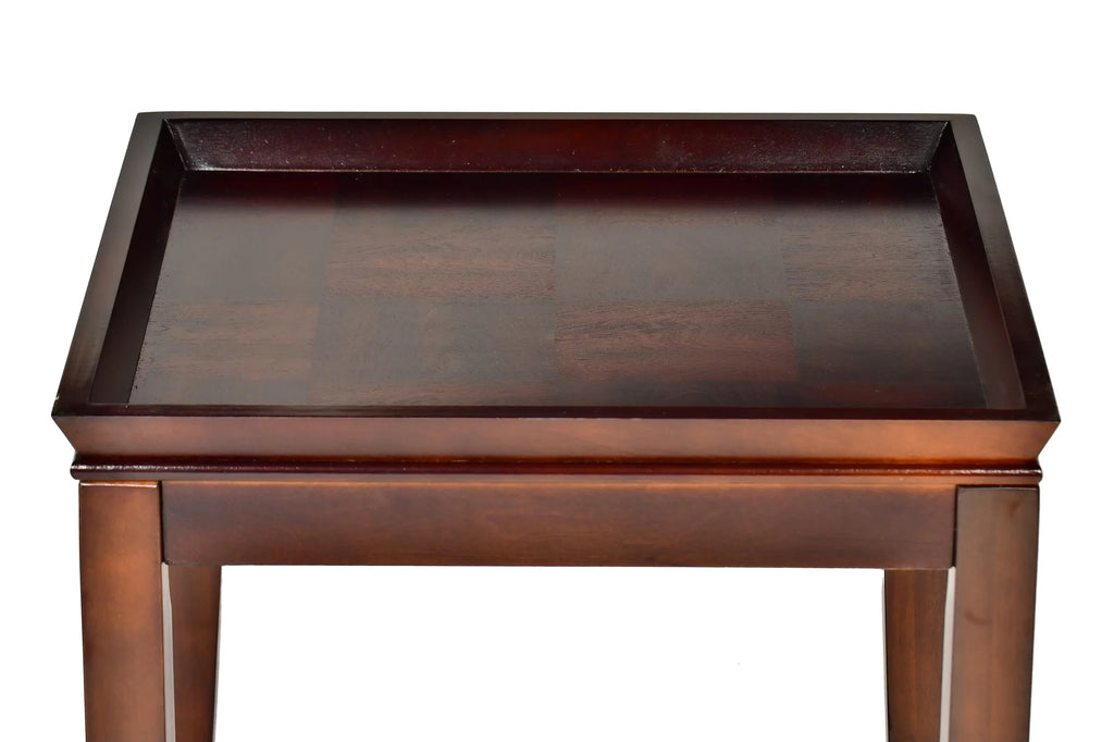 Cherry Square Wood End Table E796996