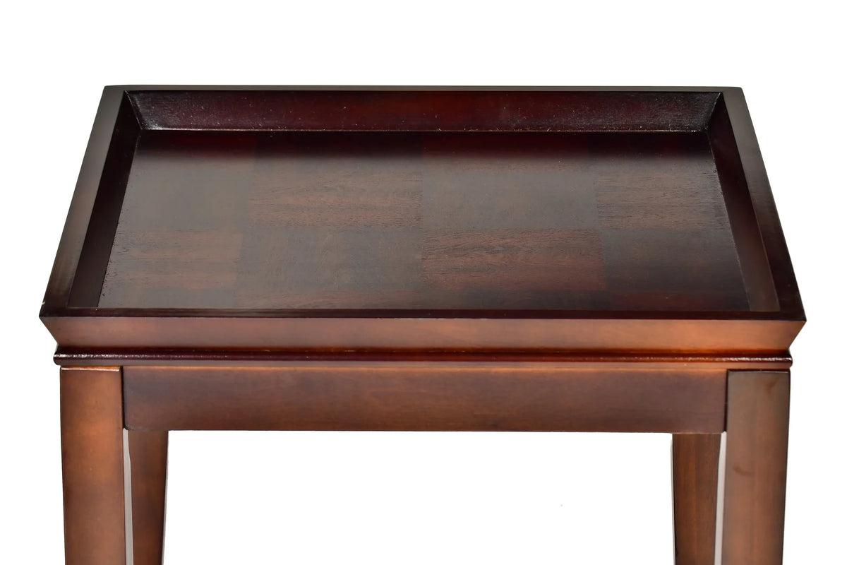 Cherry Square Wood End Table E796996