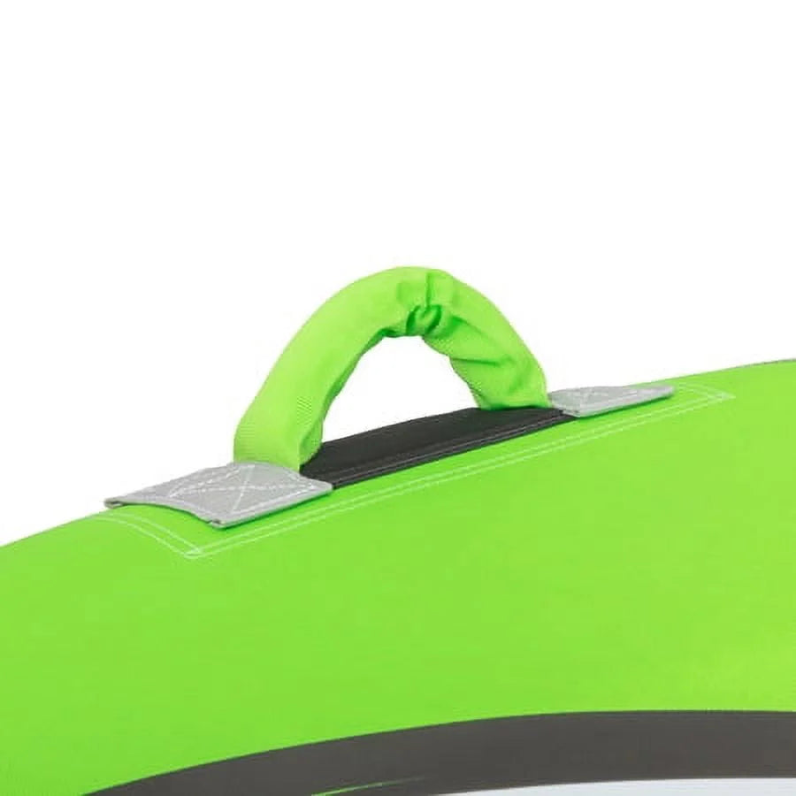 4-Person Towable Boat Tube Float, Heavy-Duty Nylon, Green F666582