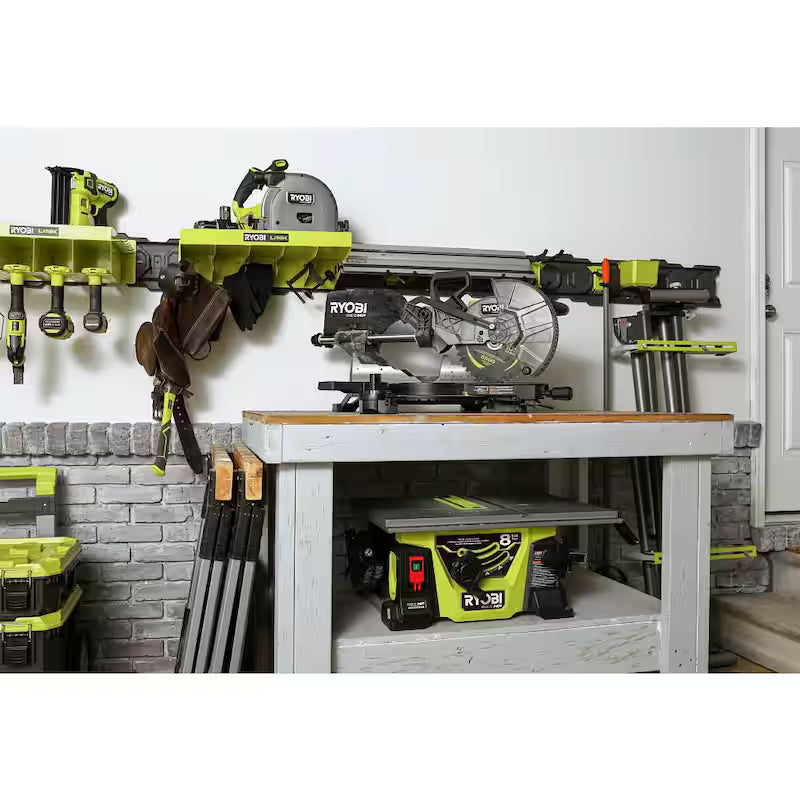 18V Brushless Cordless 10 in. Sliding Compound Miter Saw Kit with Battery and Charger J643059