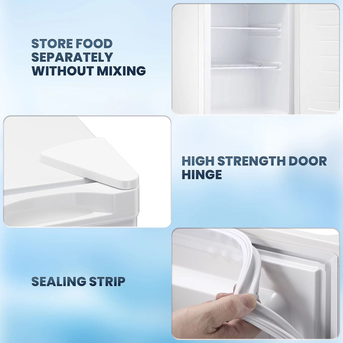 3.0 Cu.ft Compact Upright Freezer with Reversible Door D18799
