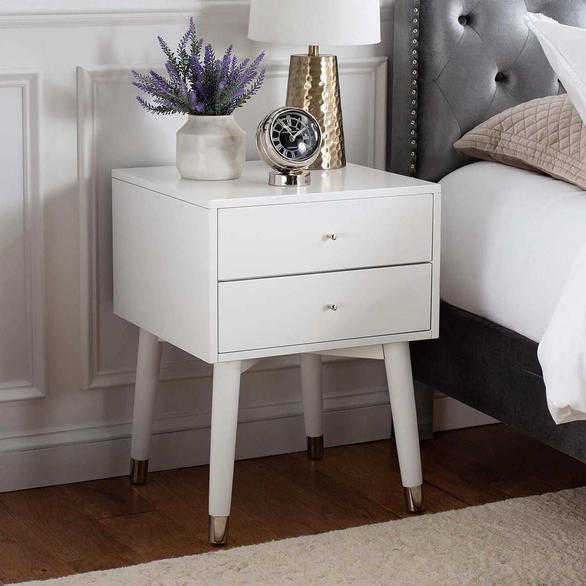 Navy Blue Nightstand O3785