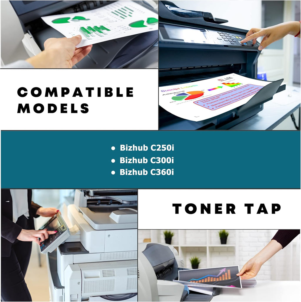 Toner Tap Compatible TN328 High Yield 4-Pack Bundle T4822