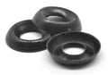 #6 Countersunk Finishing Washer Low Carbon Steel Black Zinc Plated S518