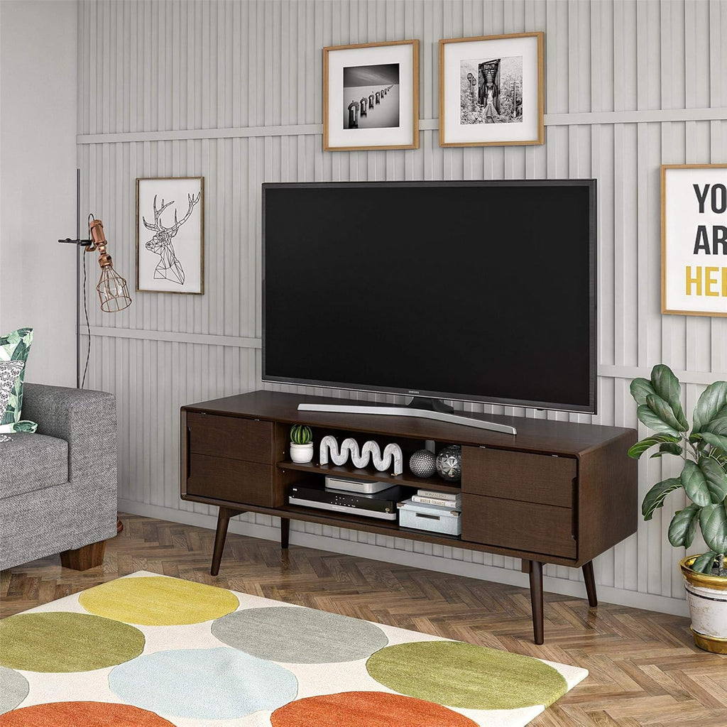 4 Shelf Walnut Bookcase O23352