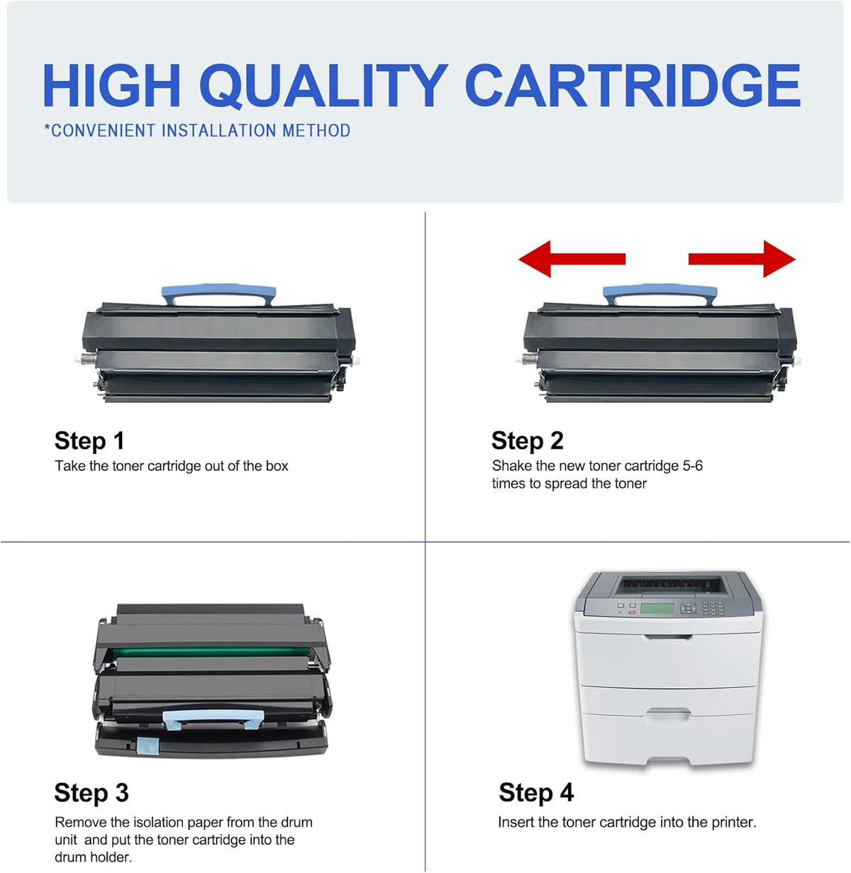 Compatible Remanufactured Toner Cartridge Replacement 5 Black O6788