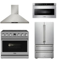 36 Electric Range, Range Hood, Refrigerator and Microwave I3115