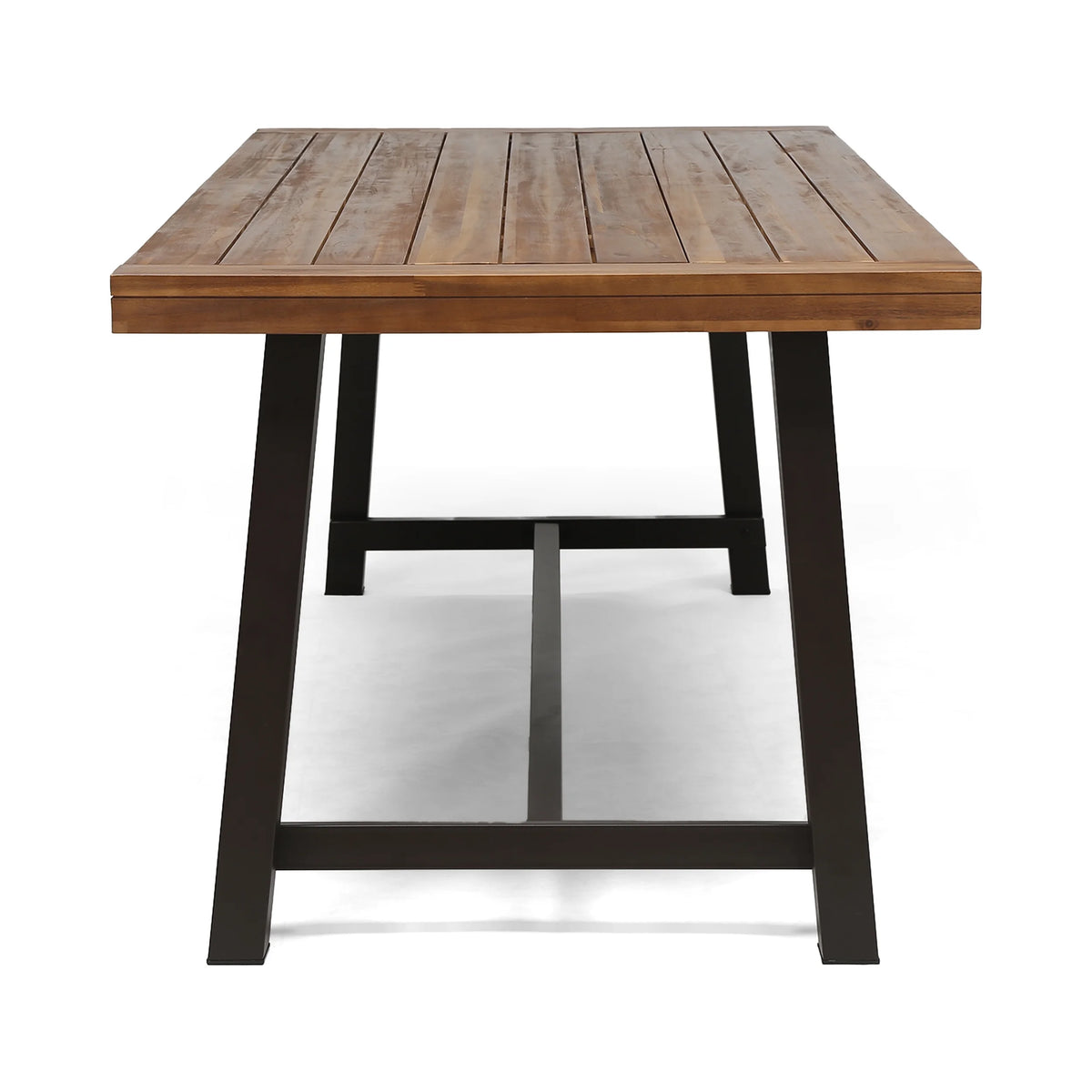 Outdoor Eight-Seater Wooden Dining Table D364