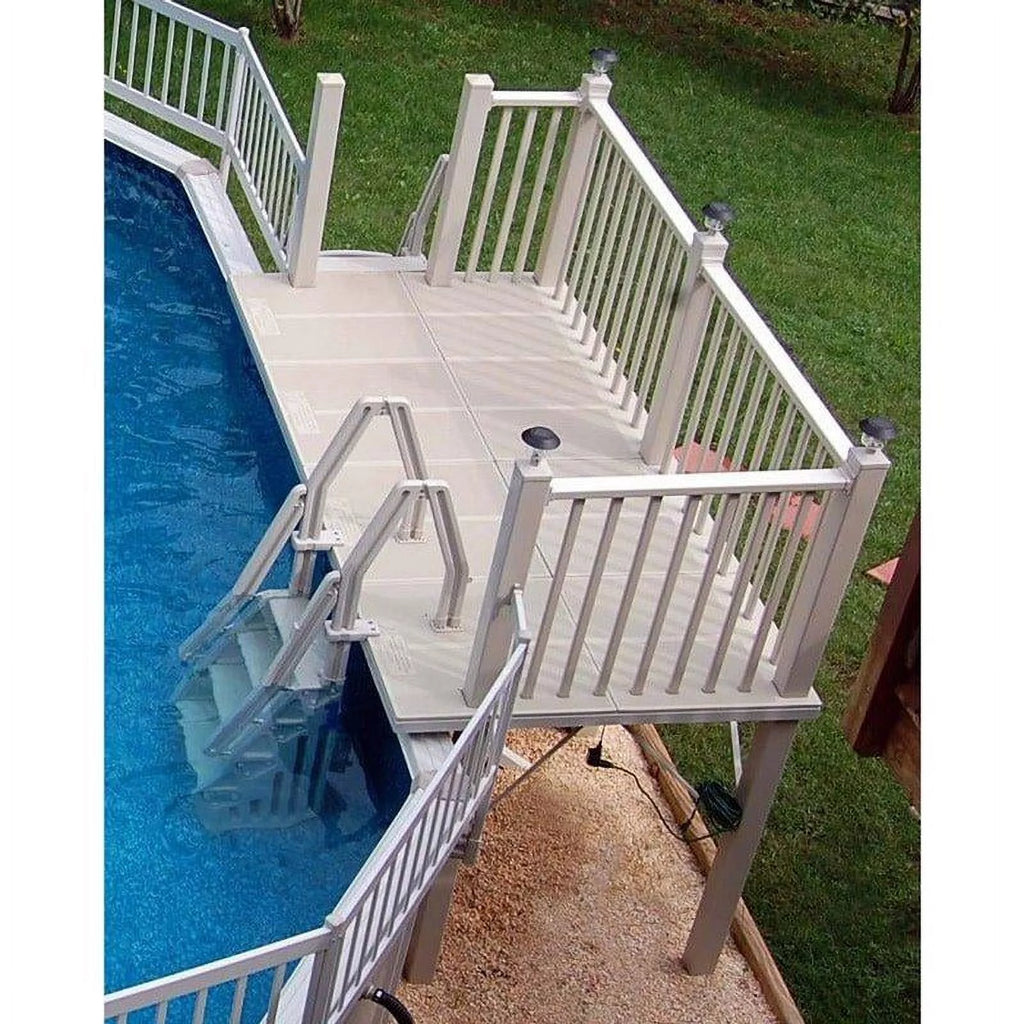 5 x 10 ft. Above Ground Swimming Pool Resin Side Deck Kit R213028