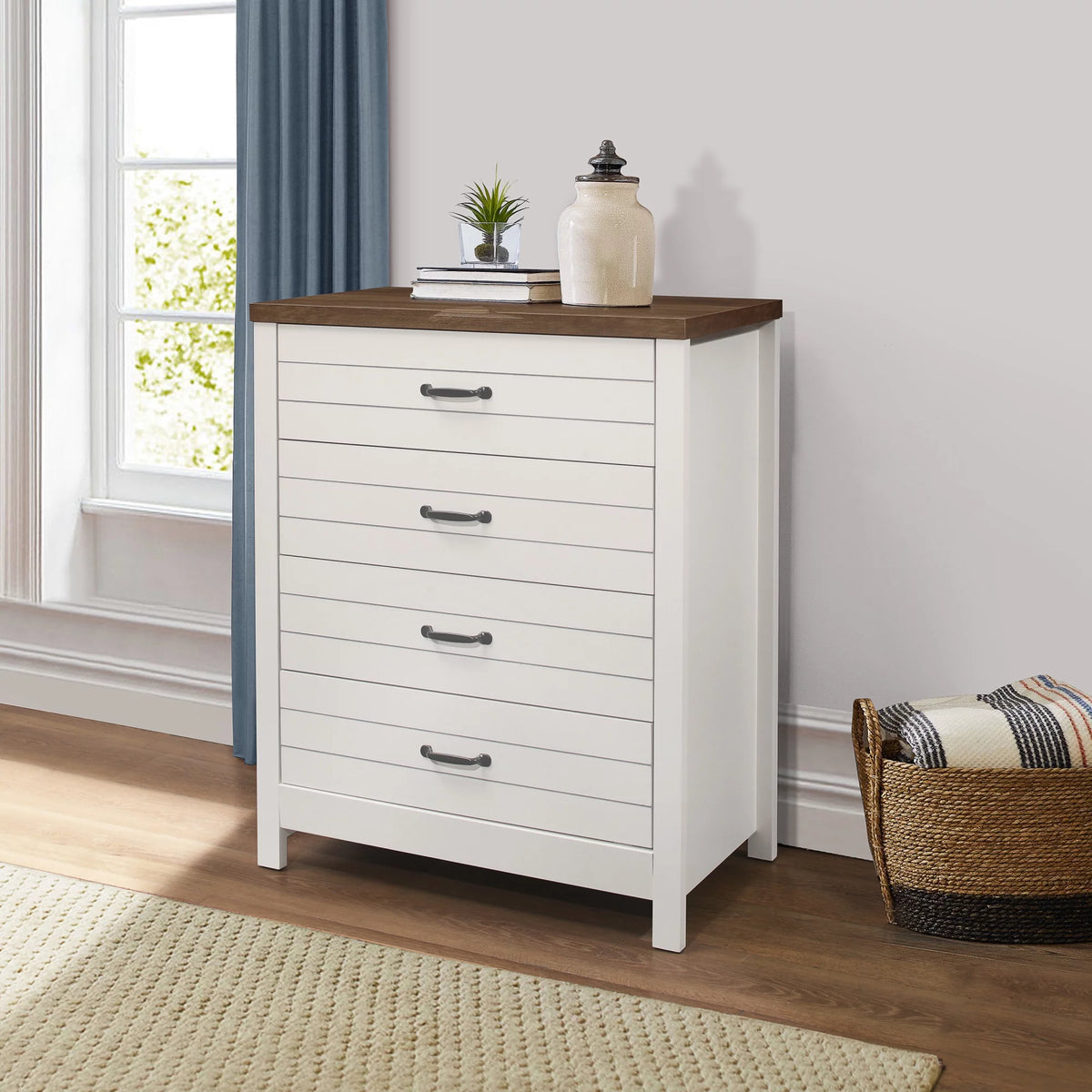 Espresso 4-Drawer Dresser T5855