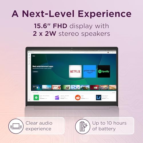 15.6" FHD Chromebook, 4GB RAM, 128GB Storage, Chrome OS Q143