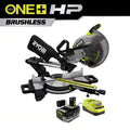 18V Brushless Cordless 10 in. Sliding Compound Miter Saw Kit with Battery and Charger J643059