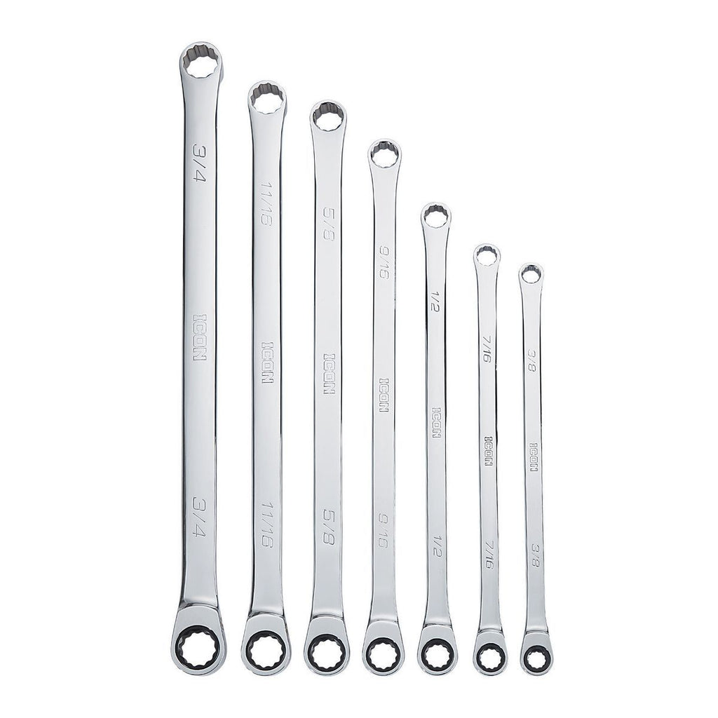 7 Piece SAE Double Box Ratcheting Wrench B226334