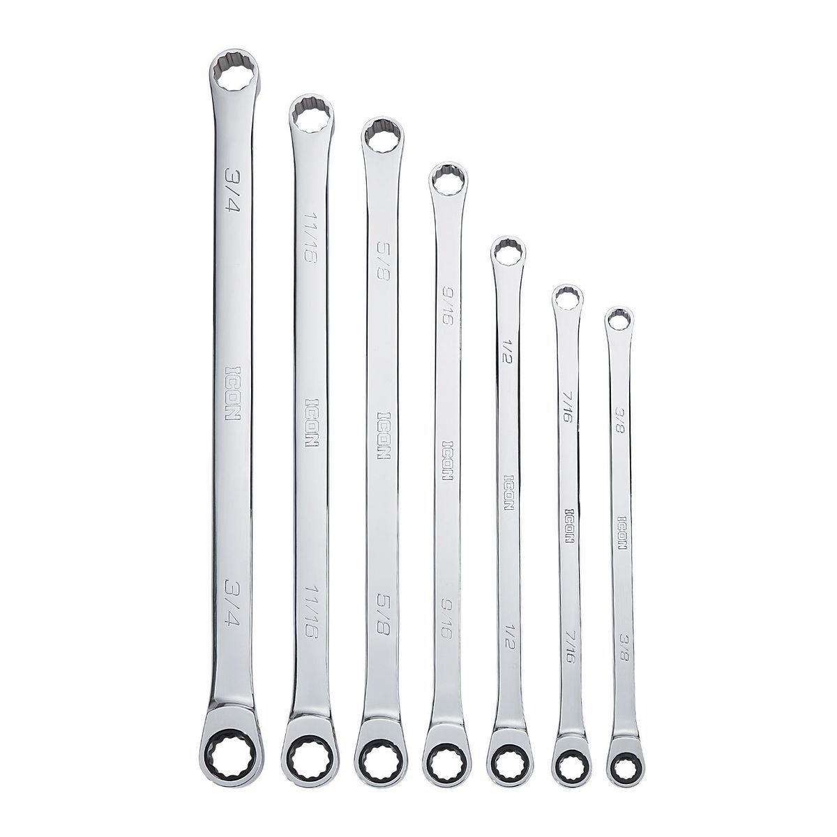 7 Piece SAE Double Box Ratcheting Wrench B226334