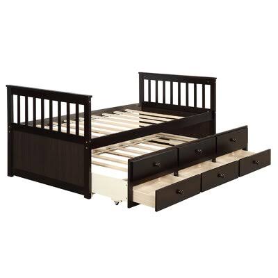 Twin Daybed with Trundle and Storage Drawers F265690