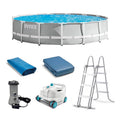 15ft x 42in Prism Frame Above Ground Swimming Pool Set D34634
