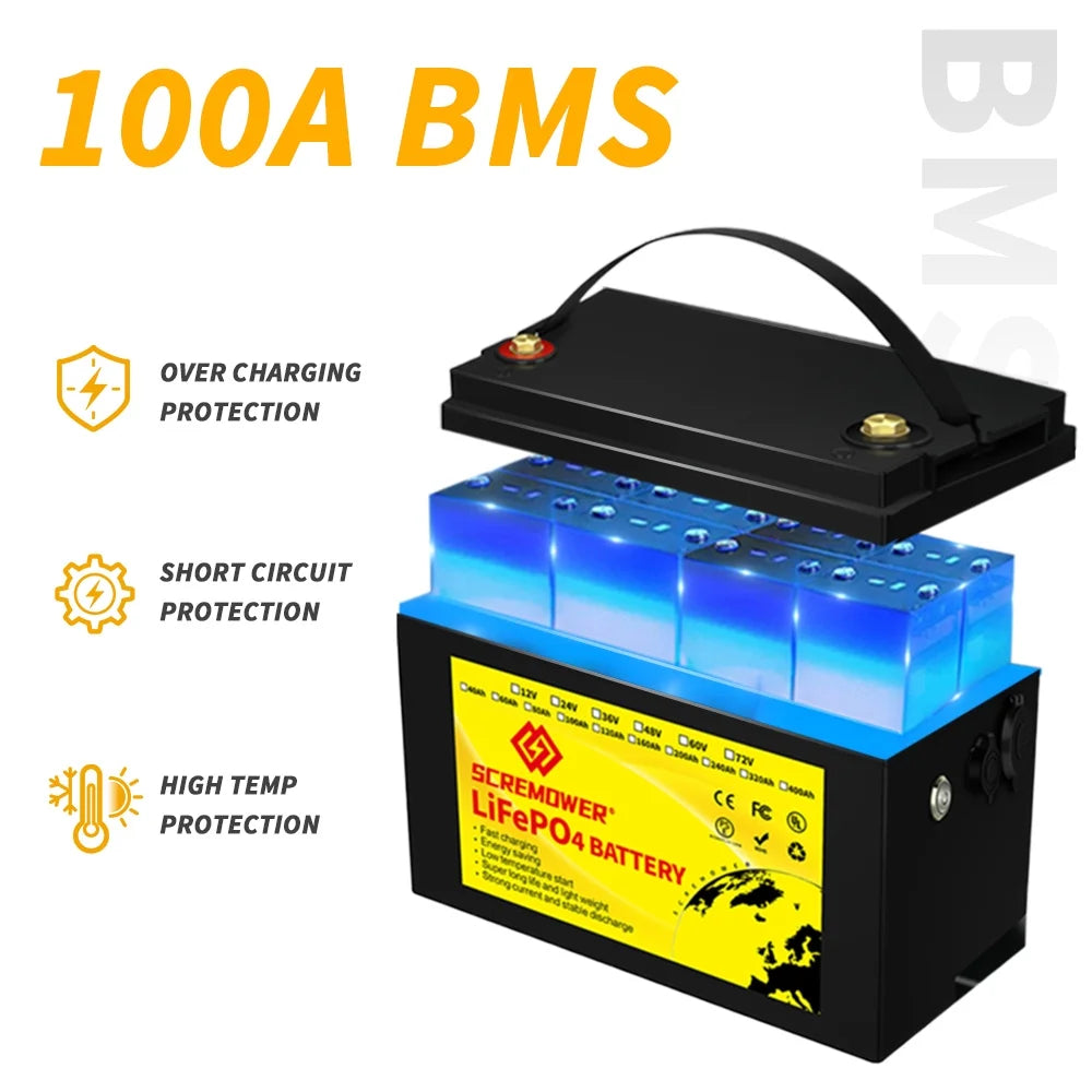 12V 100Ah LiFePO4 Battery X40917