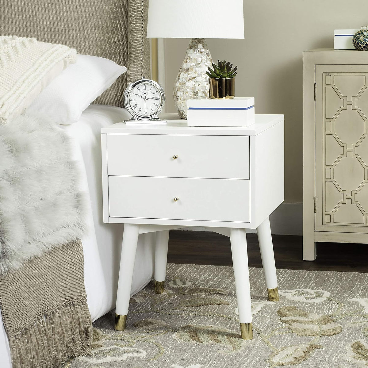 Navy Blue Nightstand O3785