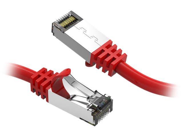 Red 2 ft Cat8 Ethernet Cable S599