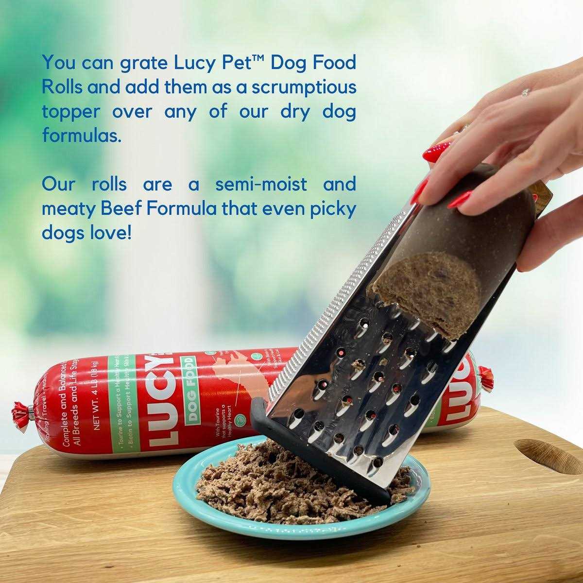 Beef Dog Food Roll V5966