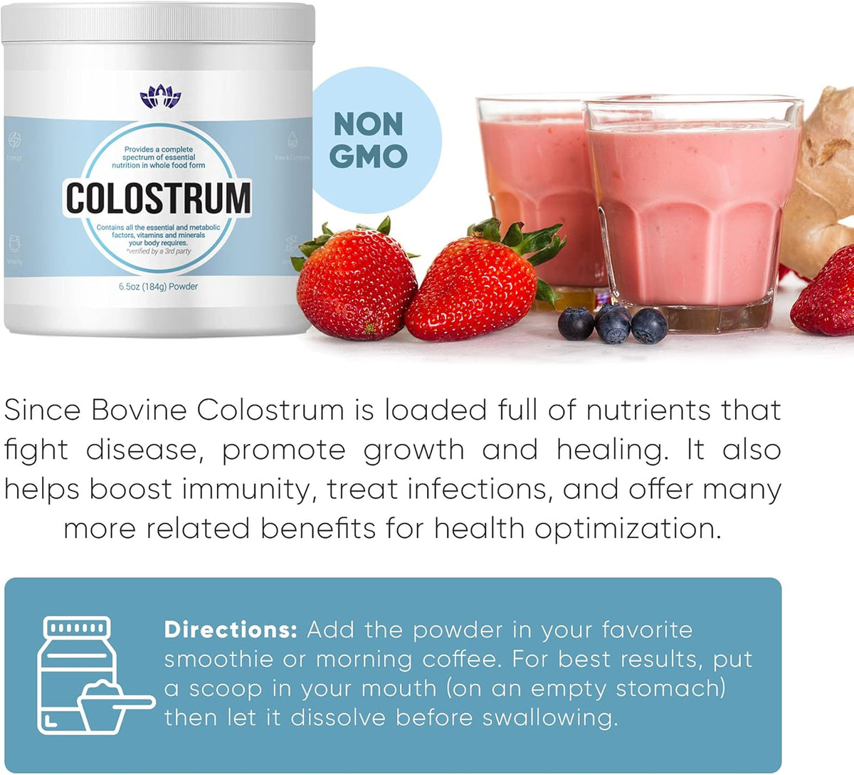 Colostrum Powder 6.5 Oz Pack of 2 V346508