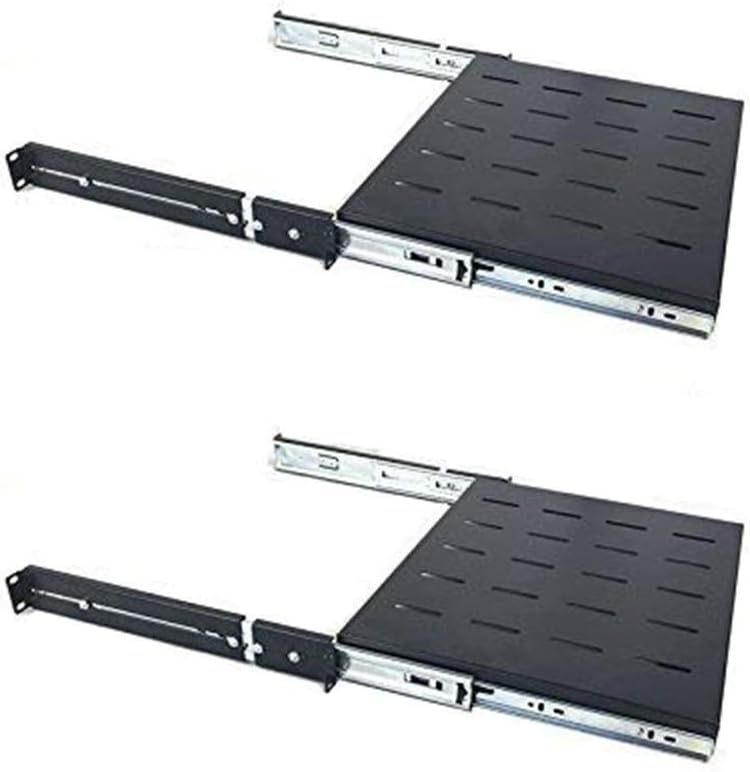Heavy Duty Steel 19'' Wide Sliding Shelf, 2 Pack C775