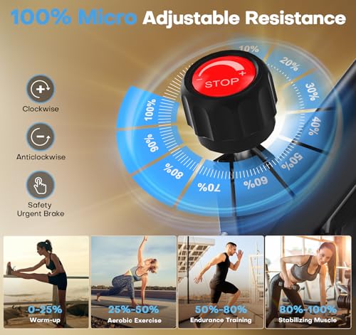 Adjustable Magnetic Resistance Stationary Bike 300LB Weight Capacity A792799