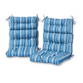 44 x 22 in. Outdoor High Back Chair Cushion Set of 2 B5475