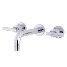 2-Handle Wall Mount Bathroom Faucet, Antique Brass X5960