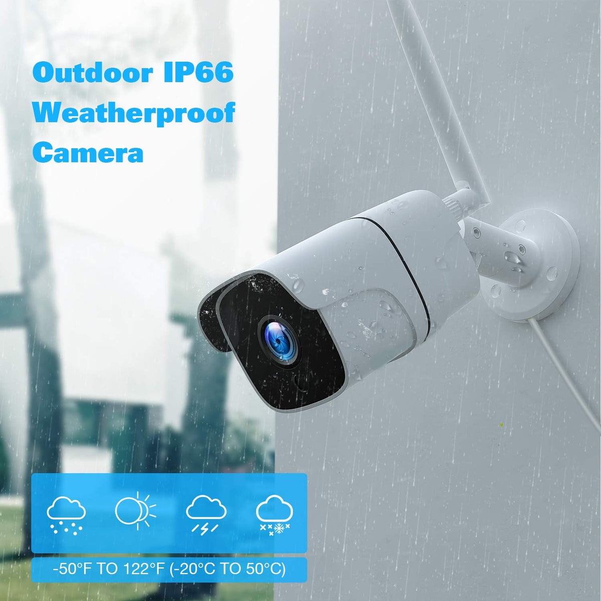 1080P Wireless Security Camera System with 3TB Hard Drive U3109