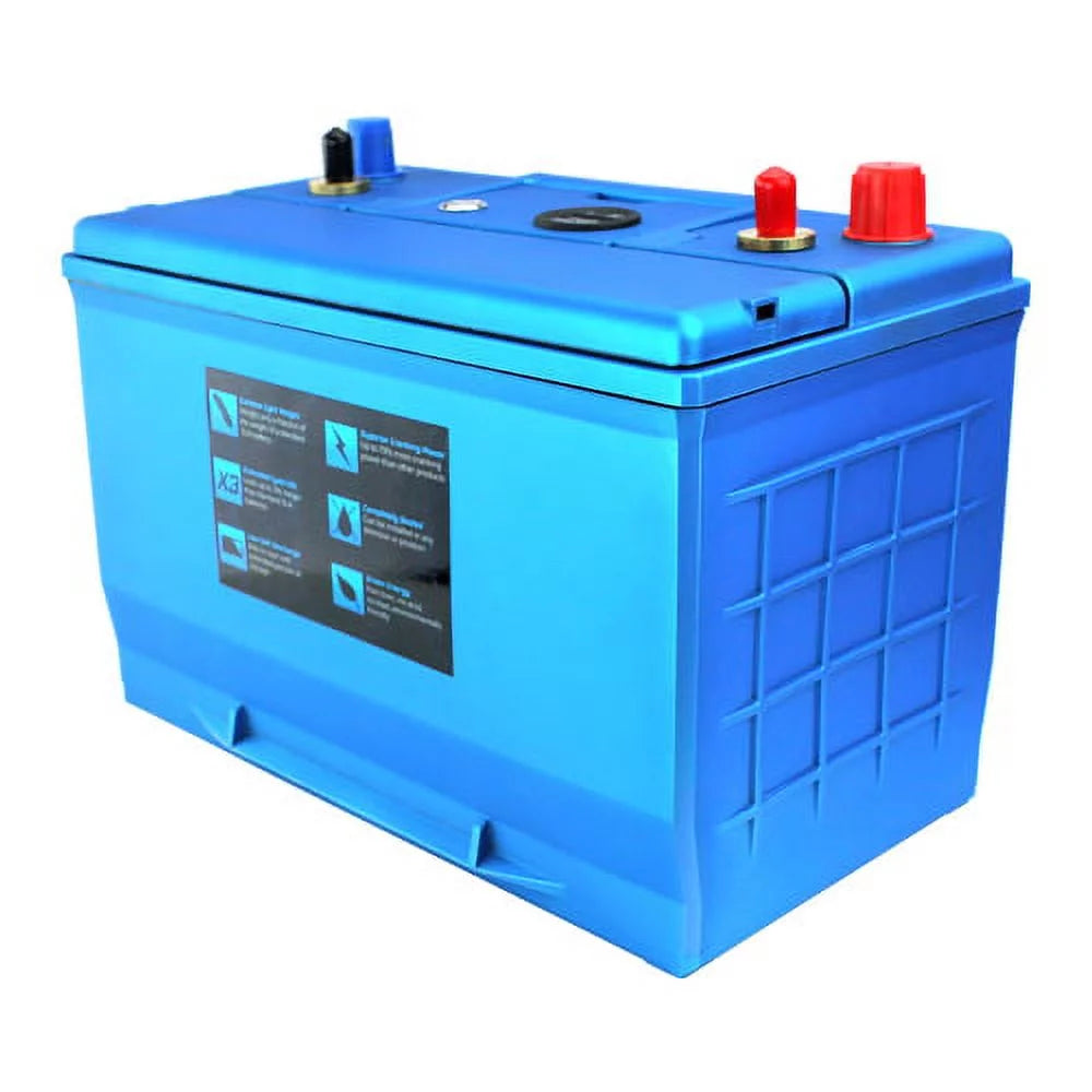 Lithium-Ion Dual Terminal RV Battery 900CCA Group Size 27 N332