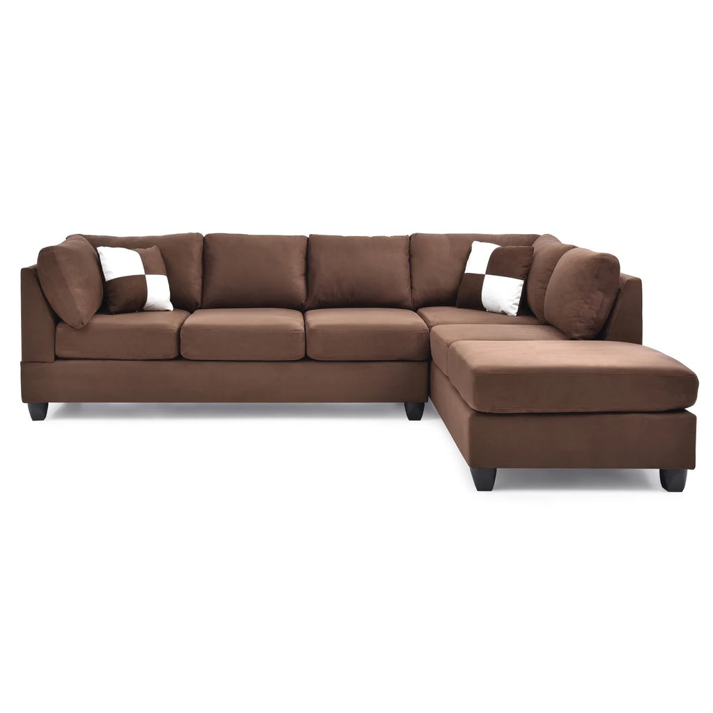 Chocolate Sectional A314539
