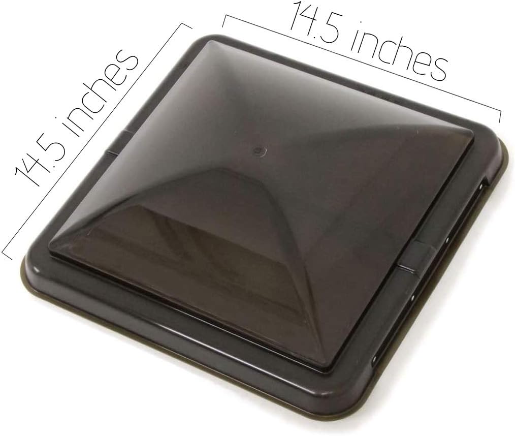 14 Inch RV Roof Vent Cover Smoke 2 Pack M152519