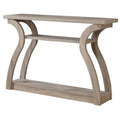 47" Three Tier Console Accent Table in Dark Taupe C880865