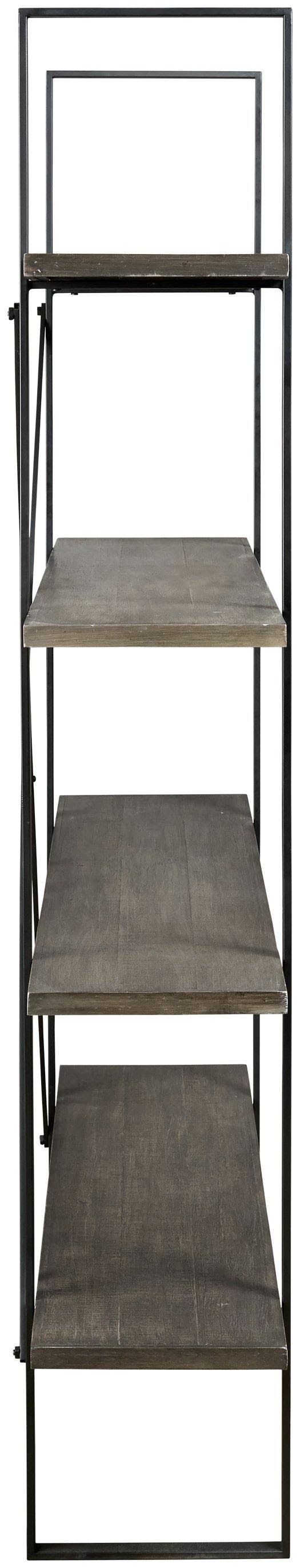 Black Gray Bookcase D258905