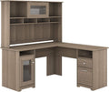 L Shaped Desk with Hutch P29633