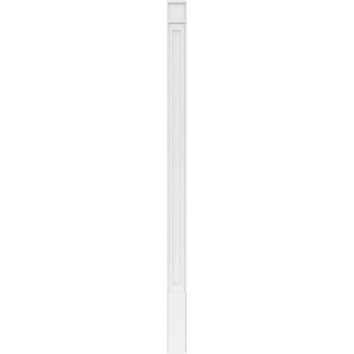 PVC Pilaster with Decorative Capital & Base (Pair) S369