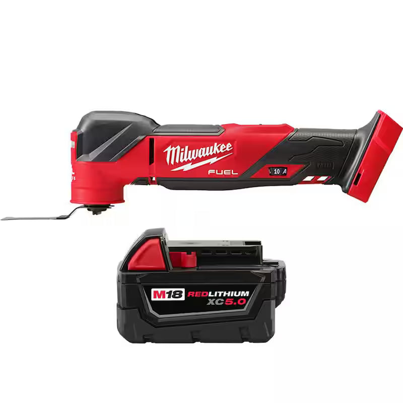 18-Volt Cordless Brushless Oscillating Multi-Tool with 5.0 Ah Battery O418182