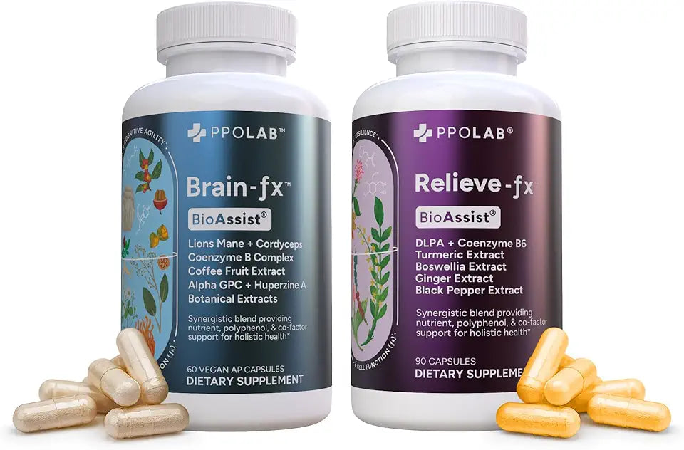 Relief Recovery Joint Detox Nootropic Brain Support Non-GMO N936