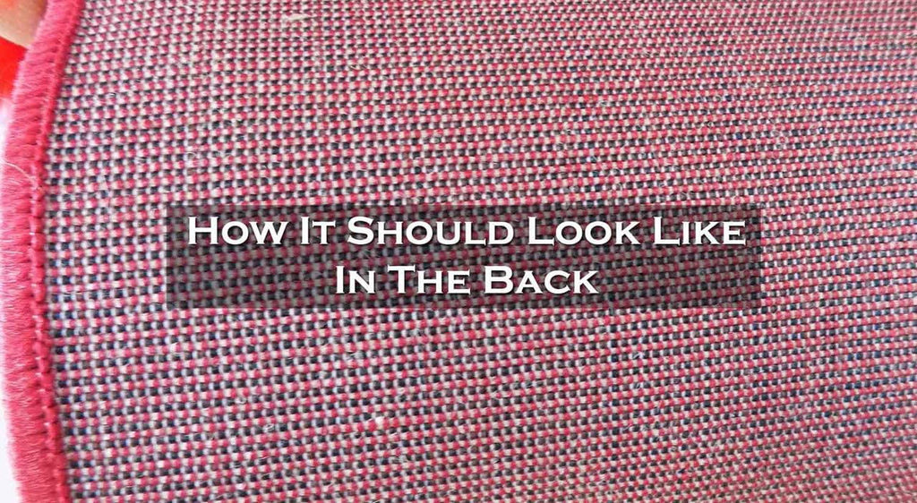 Dark Red Aisle Runner 2x10 ft F410694