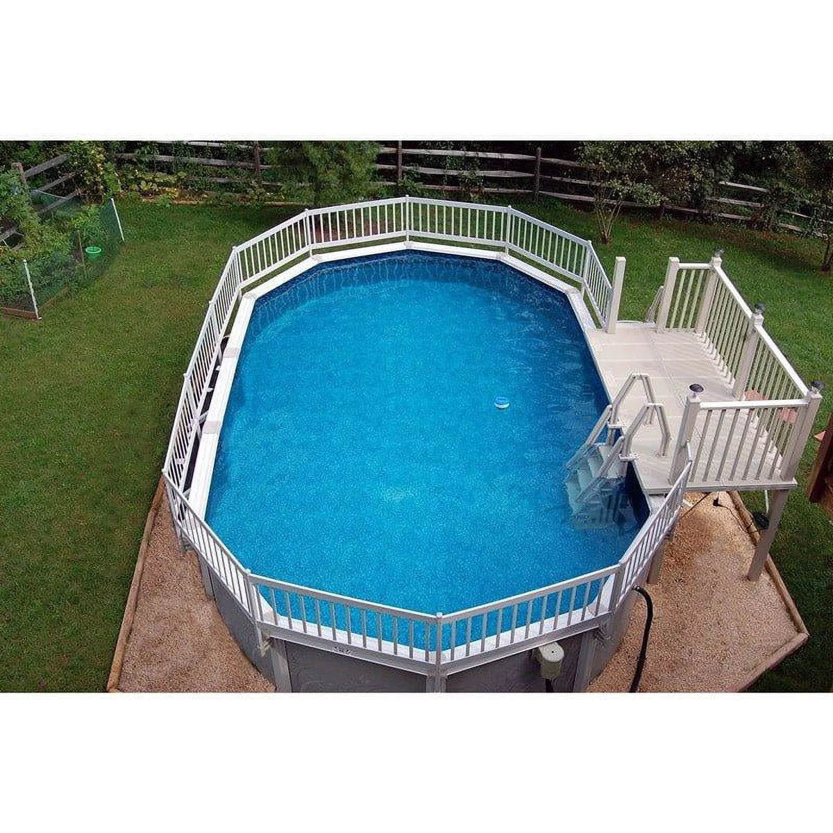 5 x 10 ft. Above Ground Swimming Pool Resin Side Deck Kit R213028