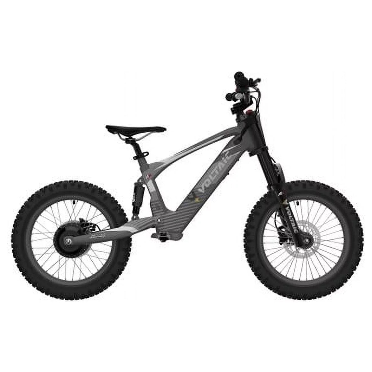 Gray 18 in. Youth Electric Dirt Bike D495575