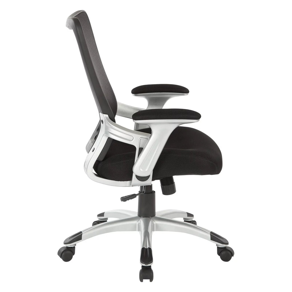 Black Mesh Screen Back Chair C7533