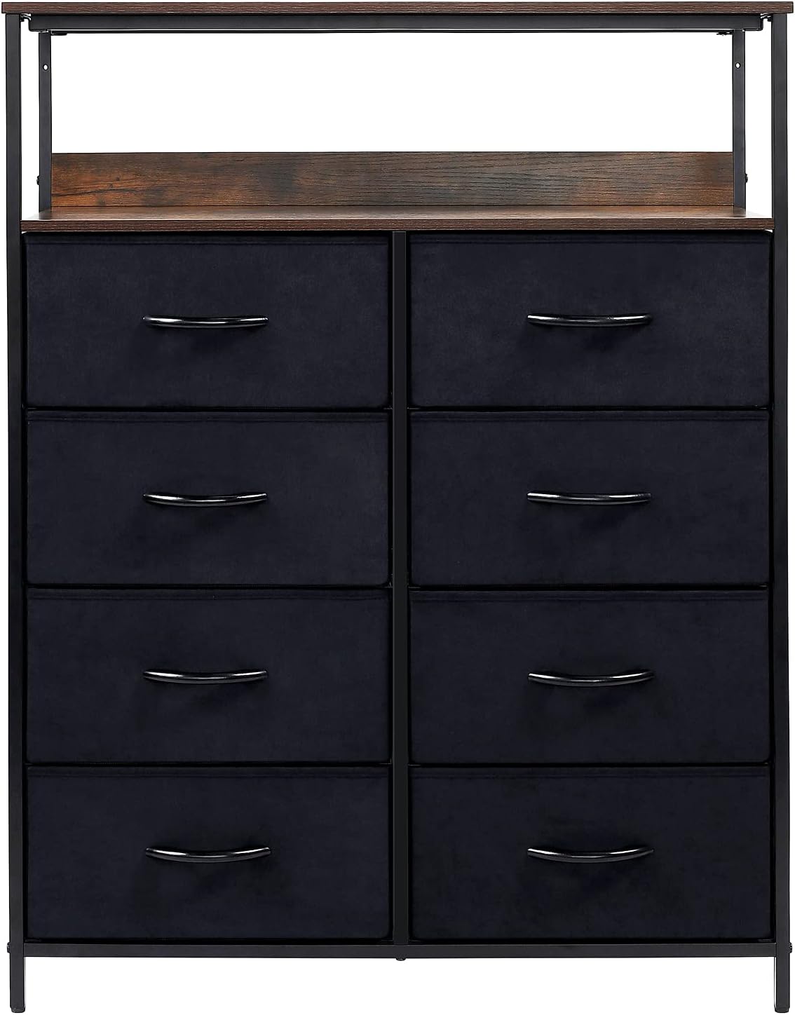 8 Drawer Dresser with Shelves K895