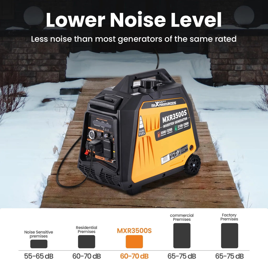 3500 Watt Dual Fuel Portable Generator D376632