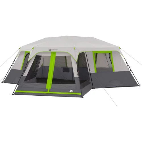 12-Person 3-Room Instant Cabin Tent with Screen Room A307579