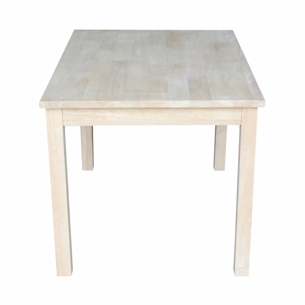 Unfinished Solid Wood Children's Table Z847